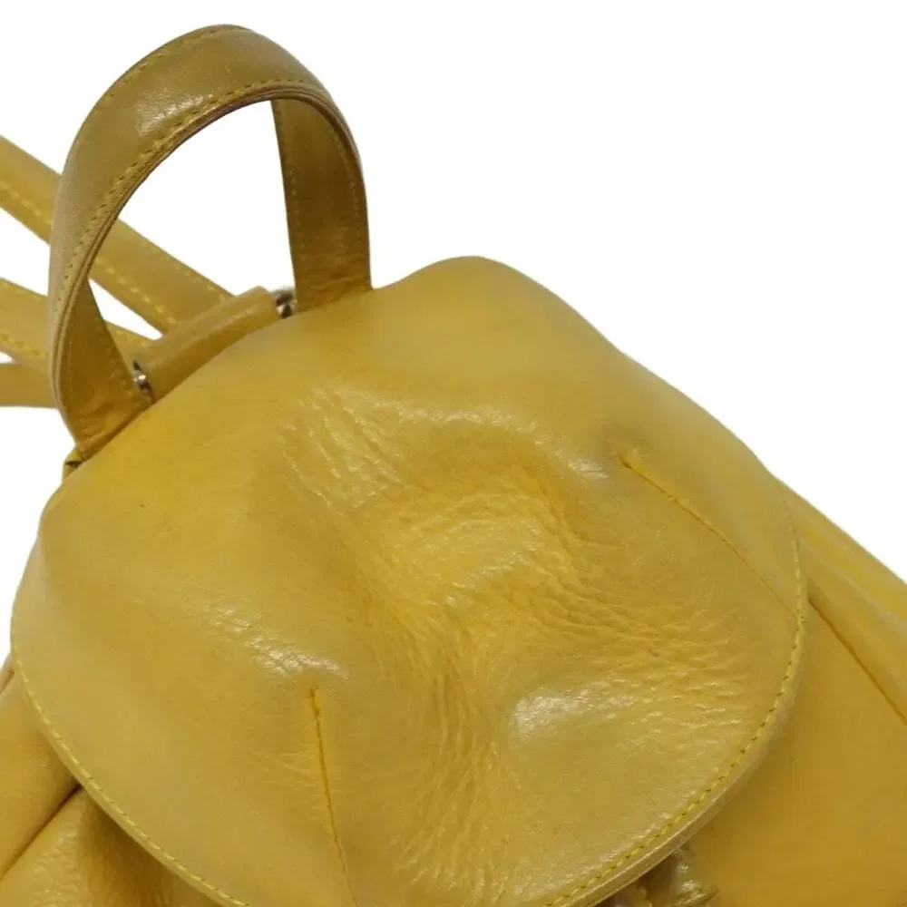 Dior Leather Backpack Gold